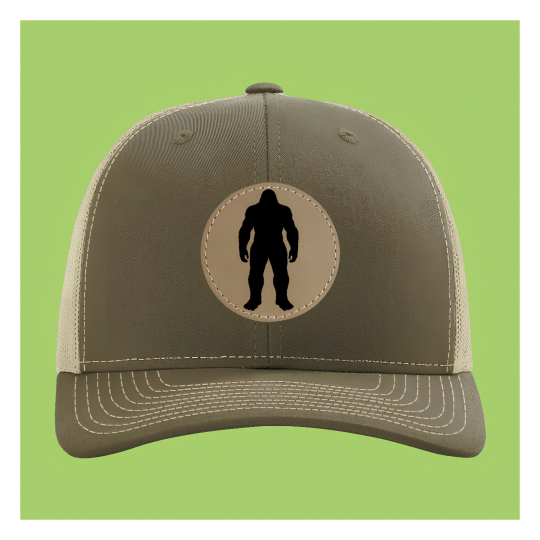 Premium Trucker Hat 112, 115 Series Gen Leather Patch Silhouette