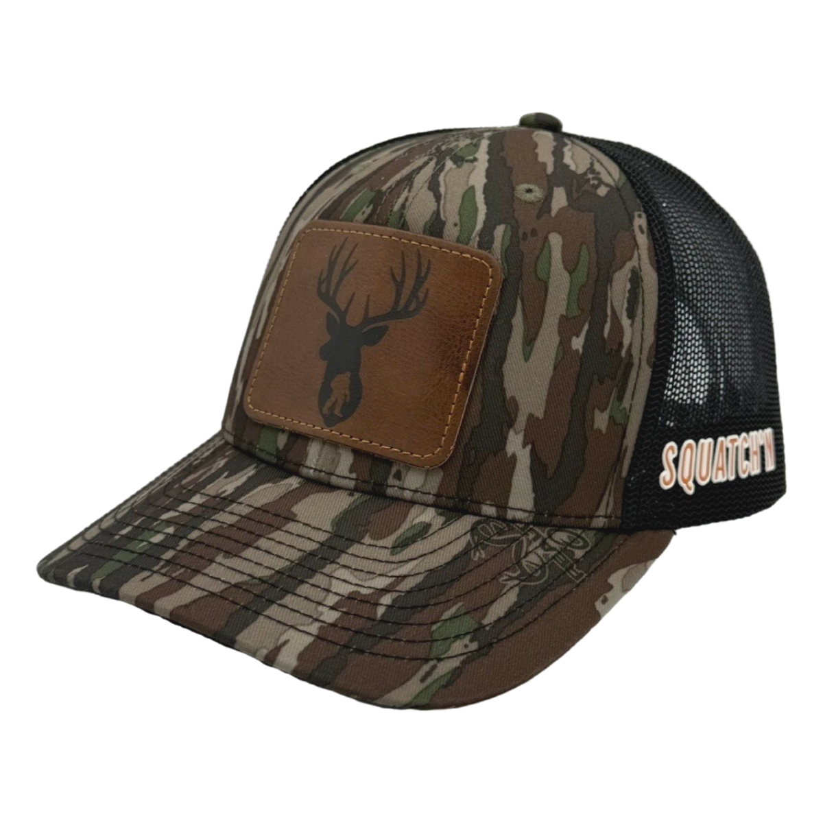 Premium Trucker 112S Camo Genuine Leather Deer - Image 2