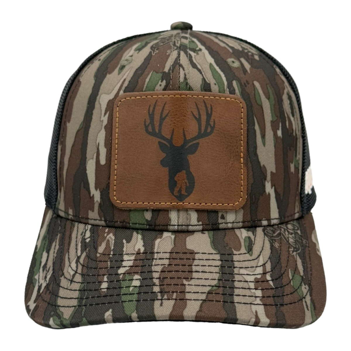 Premium Trucker 112S Camo Genuine Leather Deer