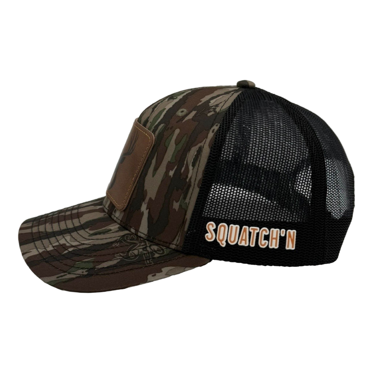 Premium Trucker 112S Camo Genuine Leather Deer - Image 3