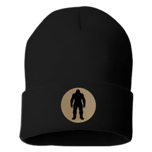Beanie-Black-Premium Leather Patch