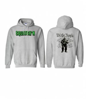 Premium Hoodie-Gray/Green We The People