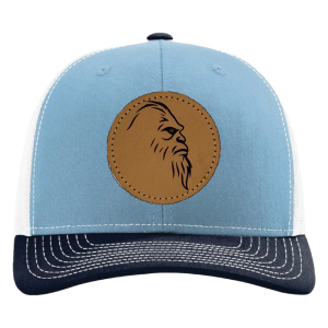 Premium Truckers 112 Lt Blue Beige Patch Squatch