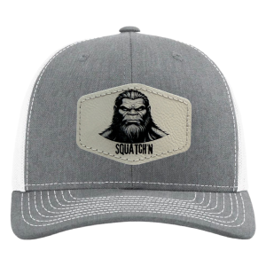 Premium Trucker Hat 112,115 Series Heather Grey White Sil