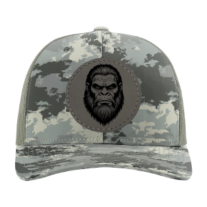 Premium Trucker Hat Camo Logo 112 Series