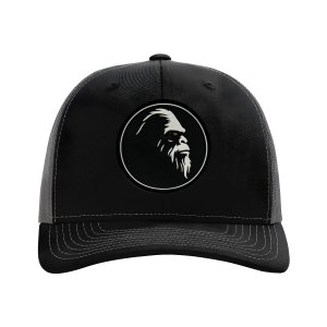 Premium Trucker Hat Blk Sil Patch 112 Series