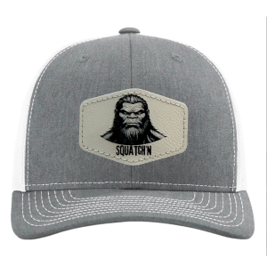 Premium Trucker Hat 112,115 Series Heather Grey White Sil