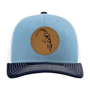 Premium Truckers 112 Lt Blue Beige Patch Squatch